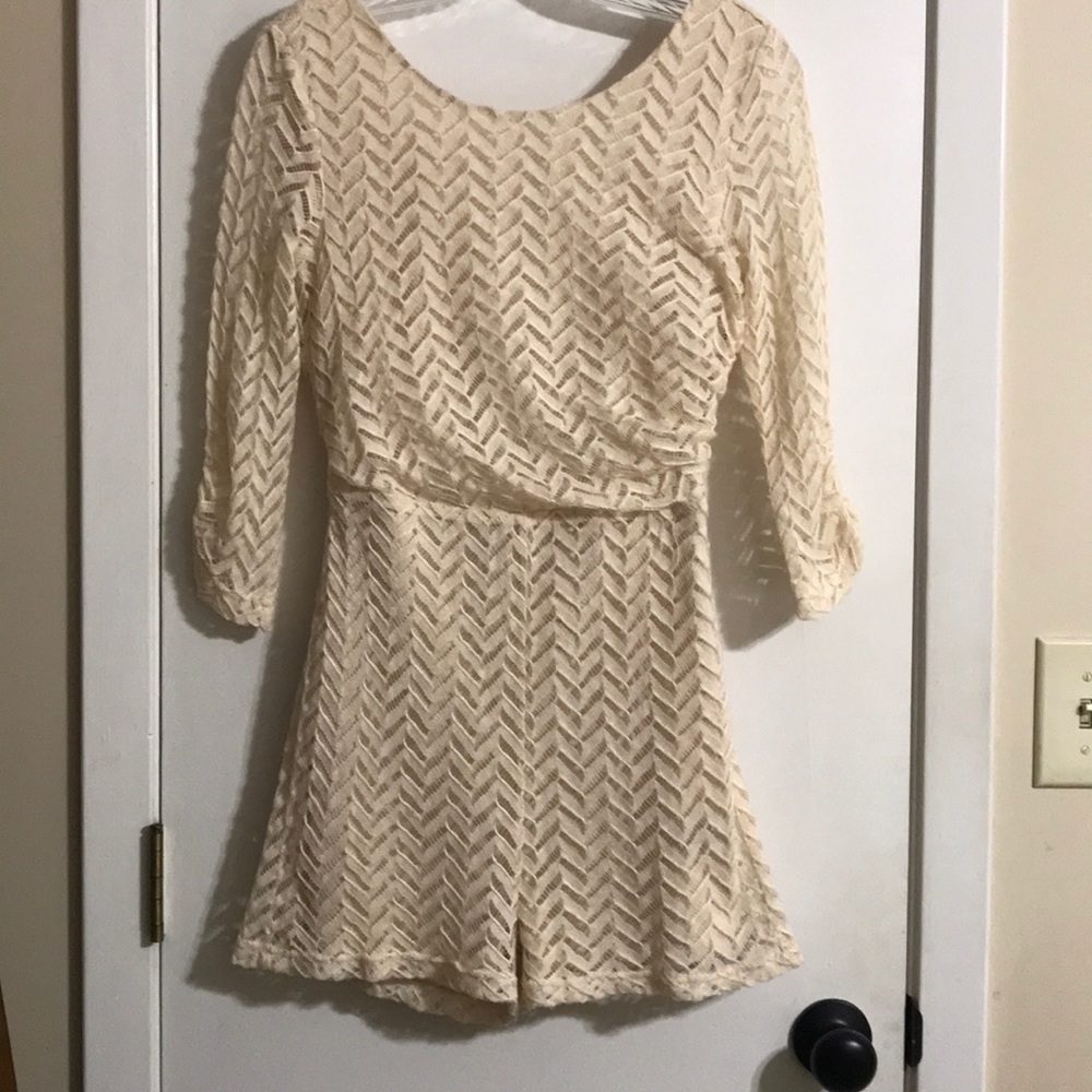 Ark & Co. quarter length sleeve romper